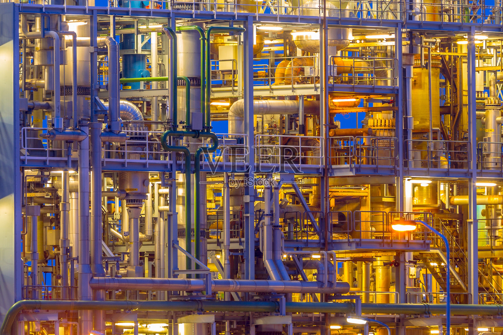 化工廠框架的細節(jié)